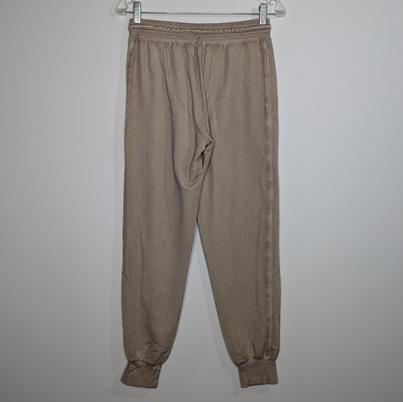 Barefoot Dreams Malibu Collection tan jogger sweatpant XS - Picture 8 of 13